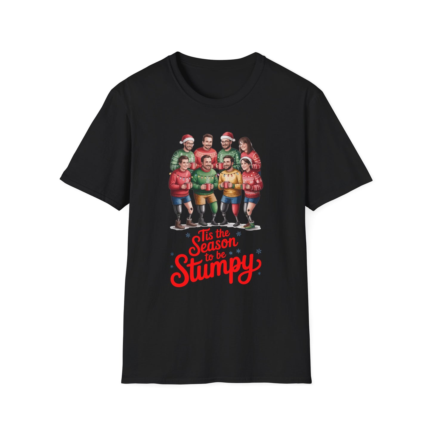 Amputee Humor, Limb Loss Awareness Tee,   Tis The Season To Be Stumpy V1