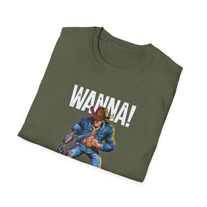 Amputee Humor, Limb Loss Awareness Tee,   Wanna Arm Wrestle V1b Print
