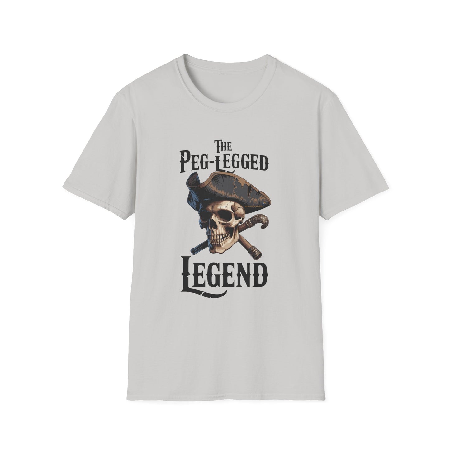 Amputee Humor, Limb Loss Awareness Tee,   Peg Leggend Legend V1b