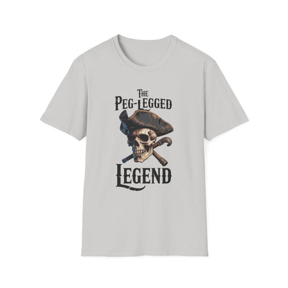 Amputee Humor, Limb Loss Awareness Tee,   Peg Leggend Legend V1b