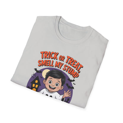 Amputee Humor, Limb Loss Awareness Tee,   Trick Or Treat Smell My Stump V3