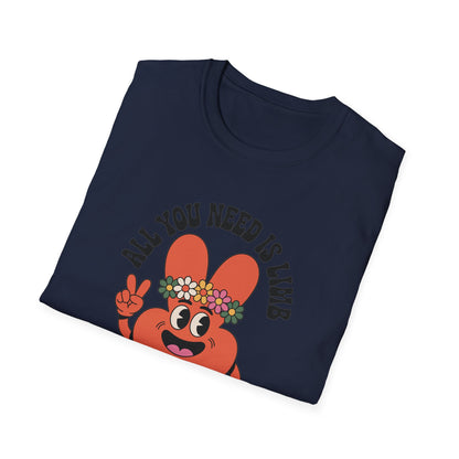 Amputee Humor, Limb Loss Awareness Tee,   Funny Amputee All You Need Is Limb V2