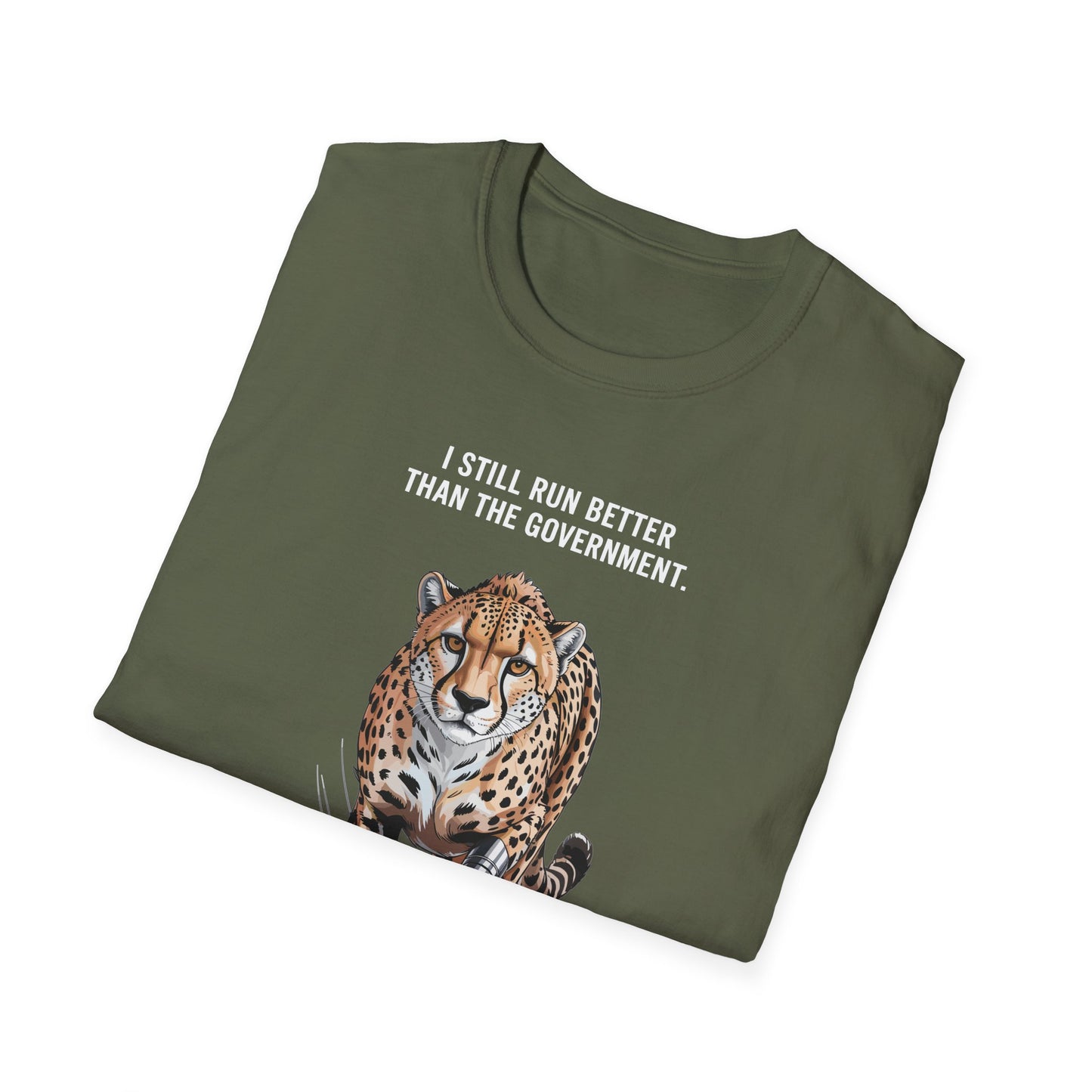 Amputee Humor, Limb Loss Awareness Tee,   Cheetah Tee B