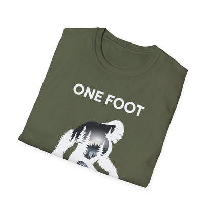 Amputee Humor, Limb Loss Awareness Tee,   One Foot V2b