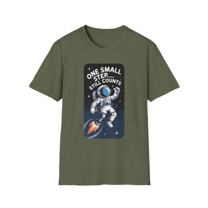 Amputee Humor, Limb Loss Awareness Tee,   One Small Step Still V2