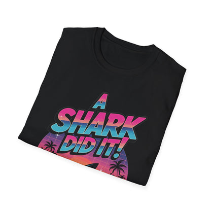 Amputee Humor, Limb Loss Awareness Tee,   A Shark Did It V4