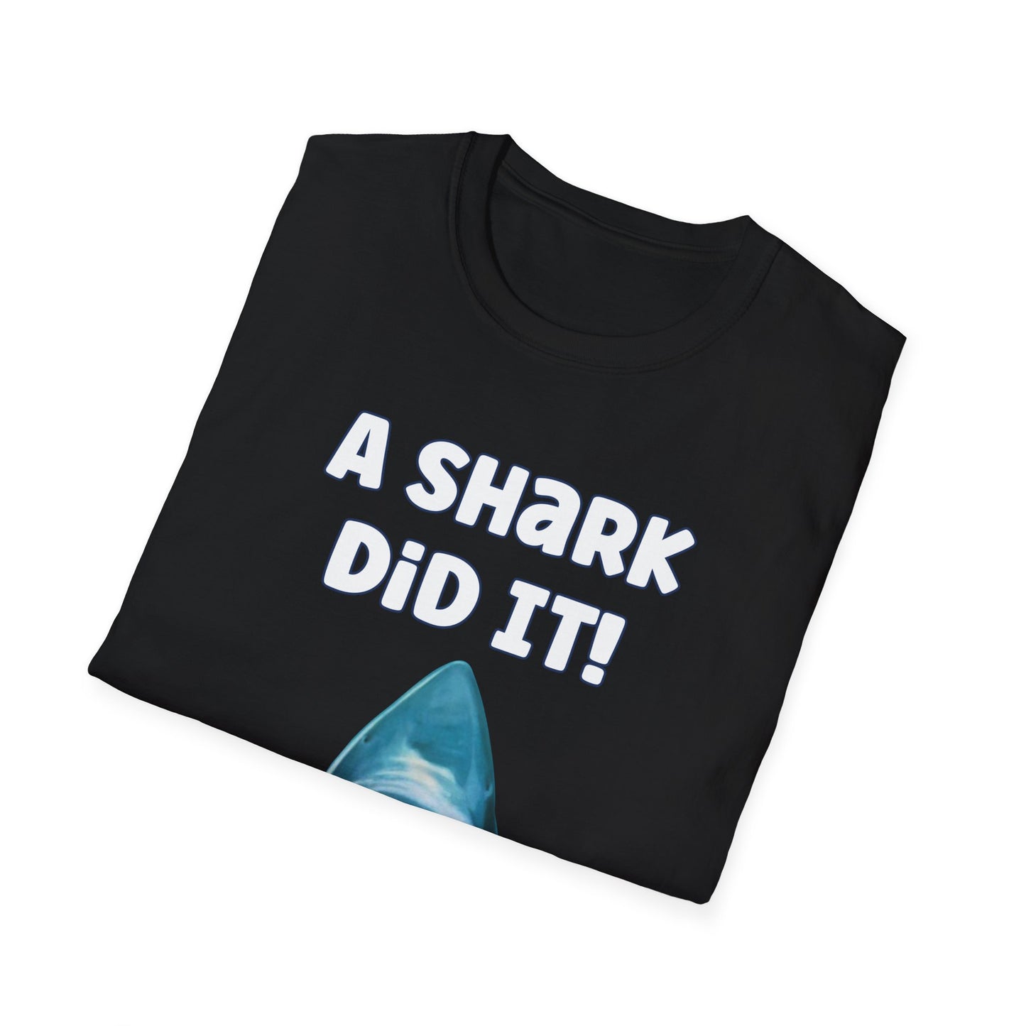 Amputee Humor, Limb Loss Awareness Tee,   A Shark Did It V2 Tank Top Print