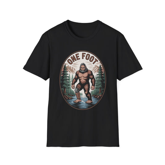 Amputee Humor, Limb Loss Awareness Tee,   One Foot V5