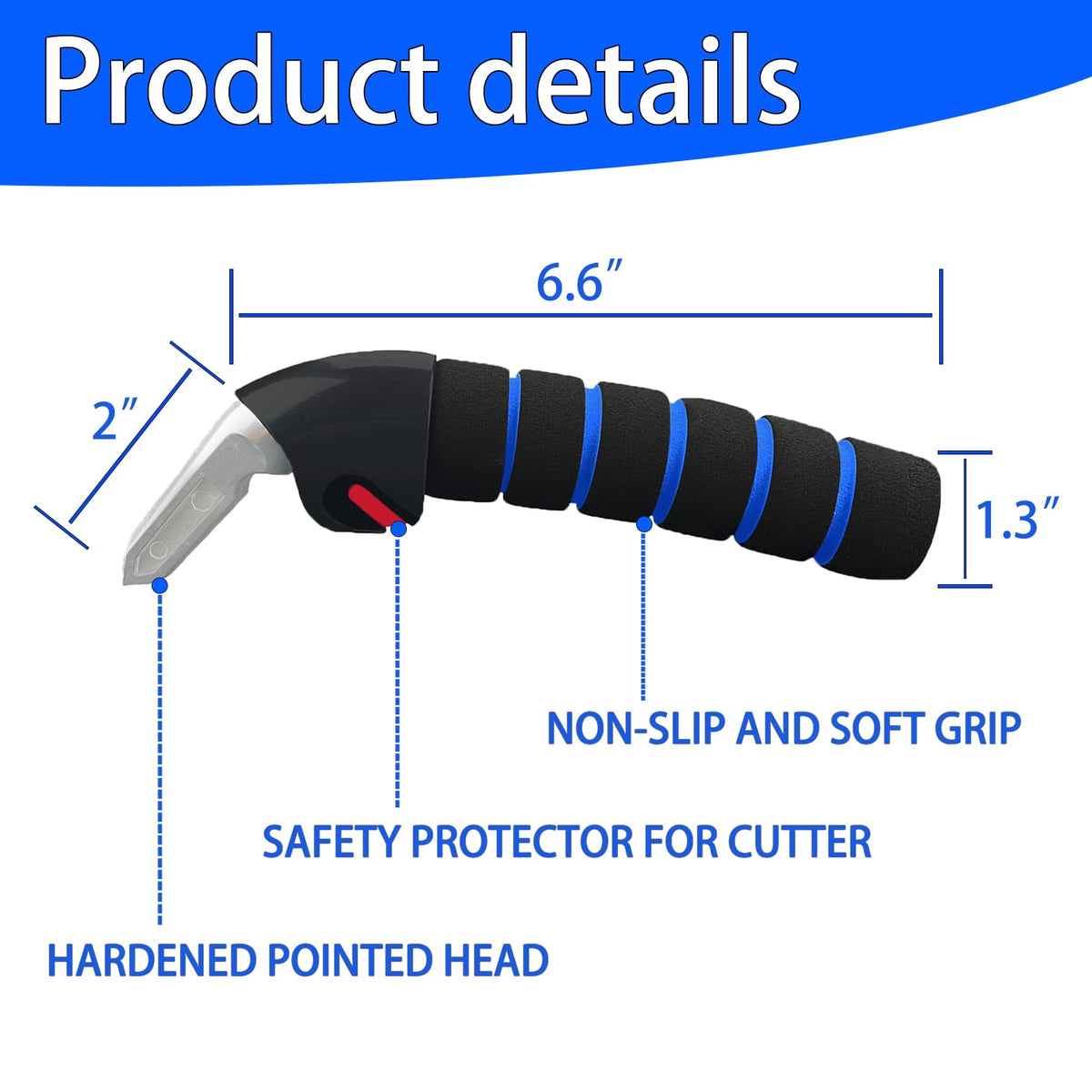 KOUNATSURI 2Pack Car Door Handle for Elderly Car Handle Assist Support Multifunction for Seniors and Handicapped