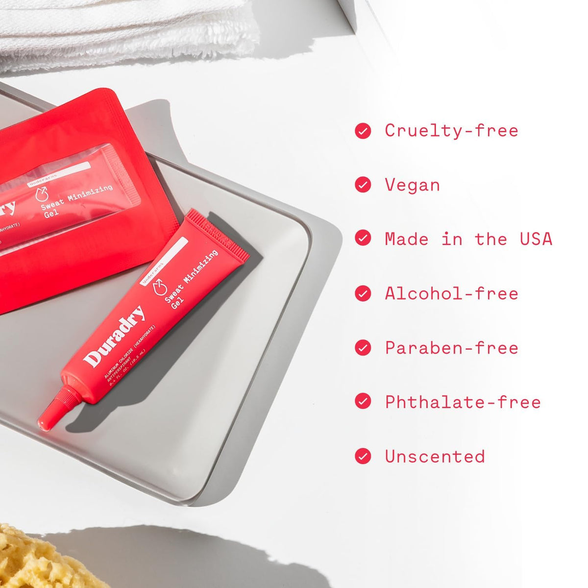 Duradry Intensive Sweat Minimizing Gel – Night Hyperhidrosis Treatment