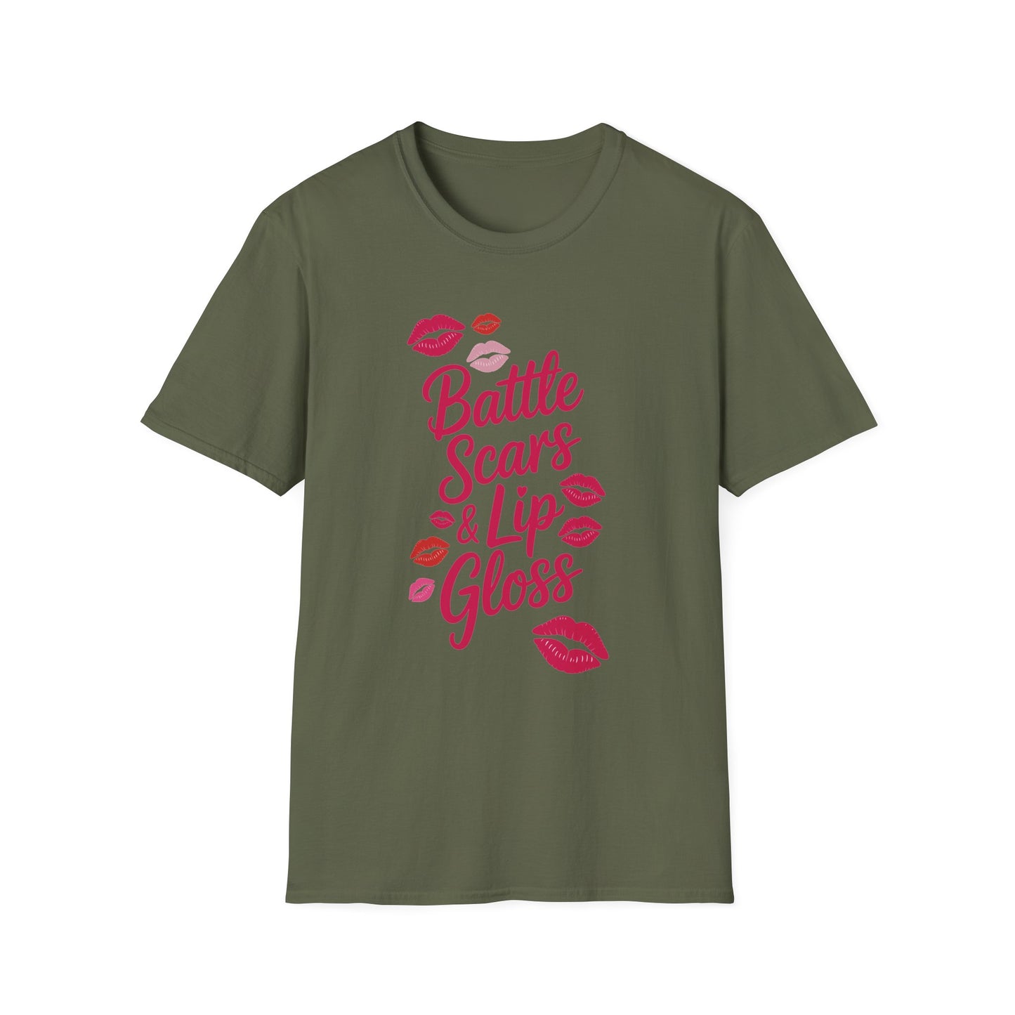 Amputee Humor, Limb Loss Awareness Tee,   Battle Scars N Lip Gloss V2