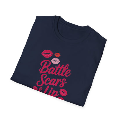 Amputee Humor, Limb Loss Awareness Tee,   Battle Scars N Lip Gloss V2
