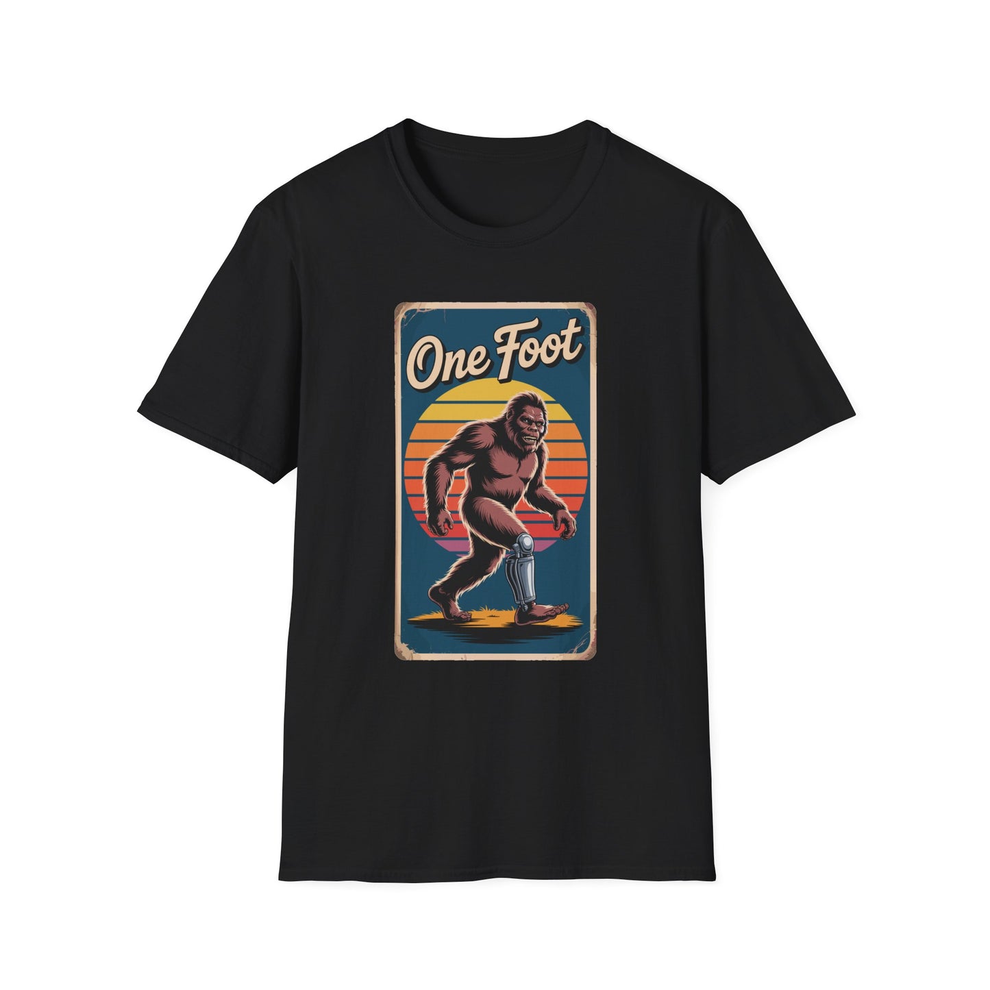 Amputee Humor, Limb Loss Awareness Tee,   One Foot V4