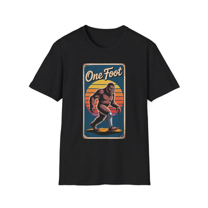 Amputee Humor, Limb Loss Awareness Tee,   One Foot V4