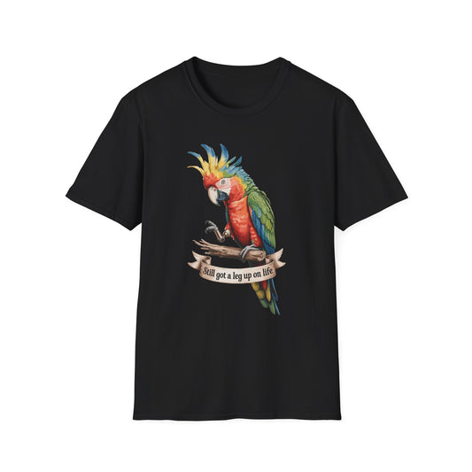 Amputee Humor, Limb Loss Awareness Tee,   Cock A Tee V1