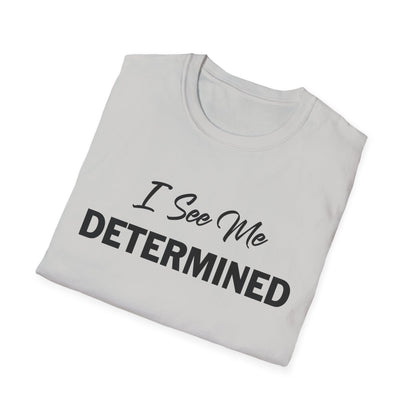 Amputee Humor, Limb Loss Awareness Tee,   I See Me Determined V1 Blk Print