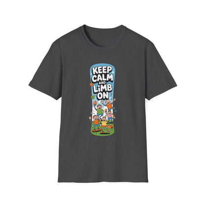 Amputee Humor, Limb Loss Awareness Tee,   Keep Calm Limb On V2