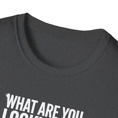 Amputee Humor, Limb Loss Awareness Tee,   What R U Looking At V15b Print