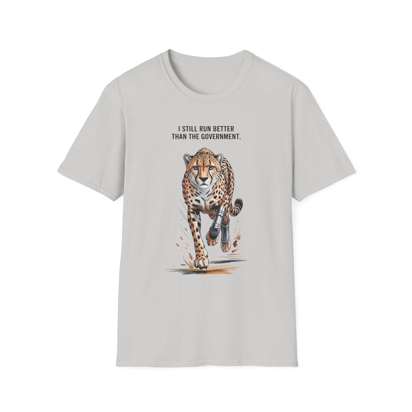 Amputee Humor, Limb Loss Awareness Tee,   Cheetah Tee B