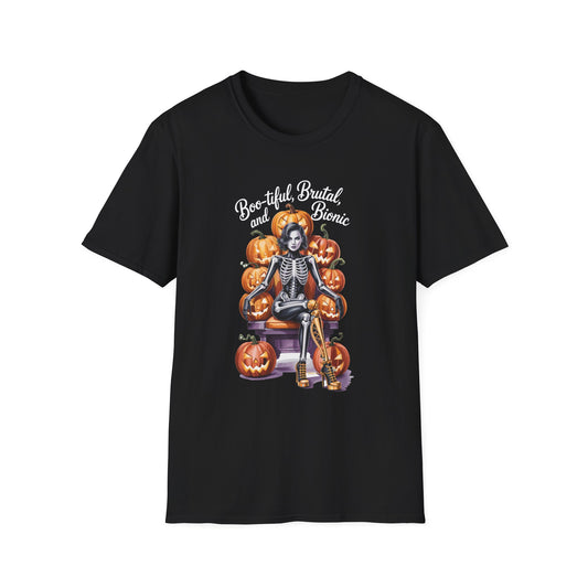 Amputee Humor, Limb Loss Awareness Tee,   Bootiful Brutal Bionic V2b