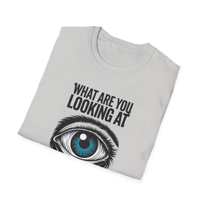 Amputee Humor, Limb Loss Awareness Tee,   What R U Looking At V15b Print