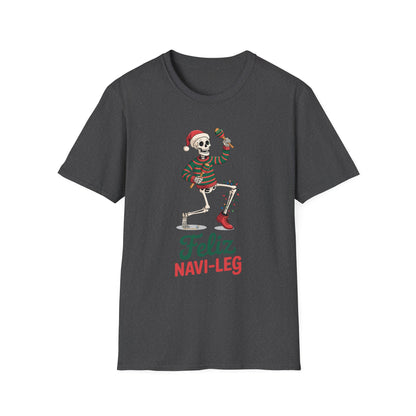 Amputee Humor, Limb Loss Awareness Tee,   Feliz Navi Leg V1