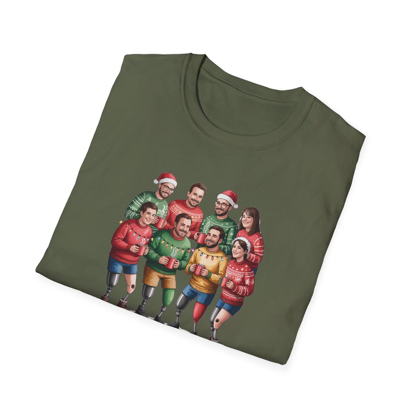 Amputee Humor, Limb Loss Awareness Tee,   Tis The Season To Be Stumpy V1