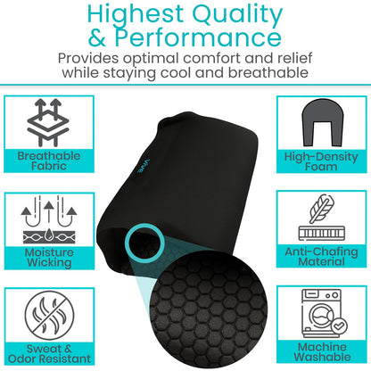 Vive Premium Crutch Pads & Hand Grips - Comfortable, Breathable