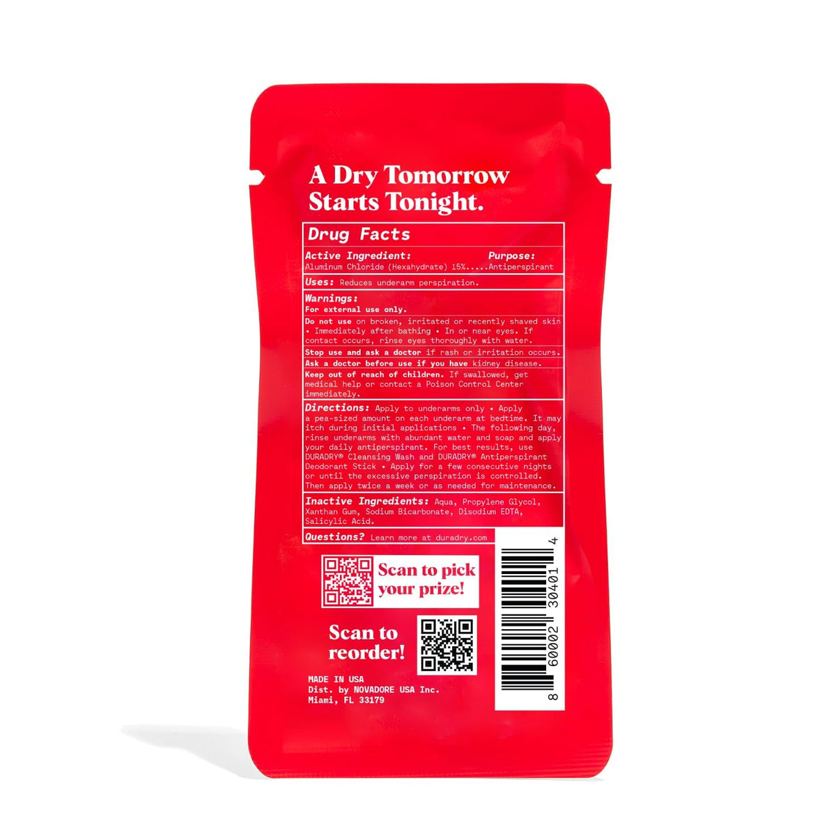 Duradry Intensive Sweat Minimizing Gel – Night Hyperhidrosis Treatment
