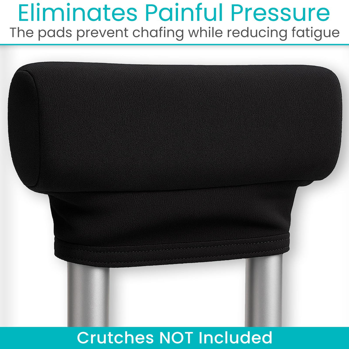 Vive Premium Crutch Pads & Hand Grips - Comfortable, Breathable