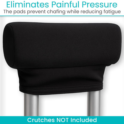 Vive Premium Crutch Pads & Hand Grips - Comfortable, Breathable