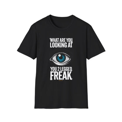 Amputee Humor, Limb Loss Awareness Tee,   What R U Looking At V15b Print