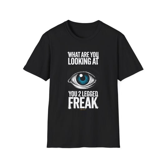 Amputee Humor, Limb Loss Awareness Tee,   What R U Looking At V15b Print