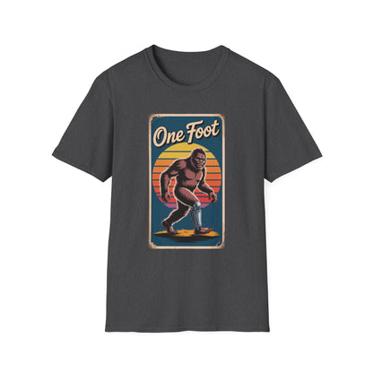 Amputee Humor, Limb Loss Awareness Tee,   One Foot V4