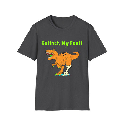Amputee Humor, Limb Loss Awareness Tee,   Peg Asaurus Bone Leg V1