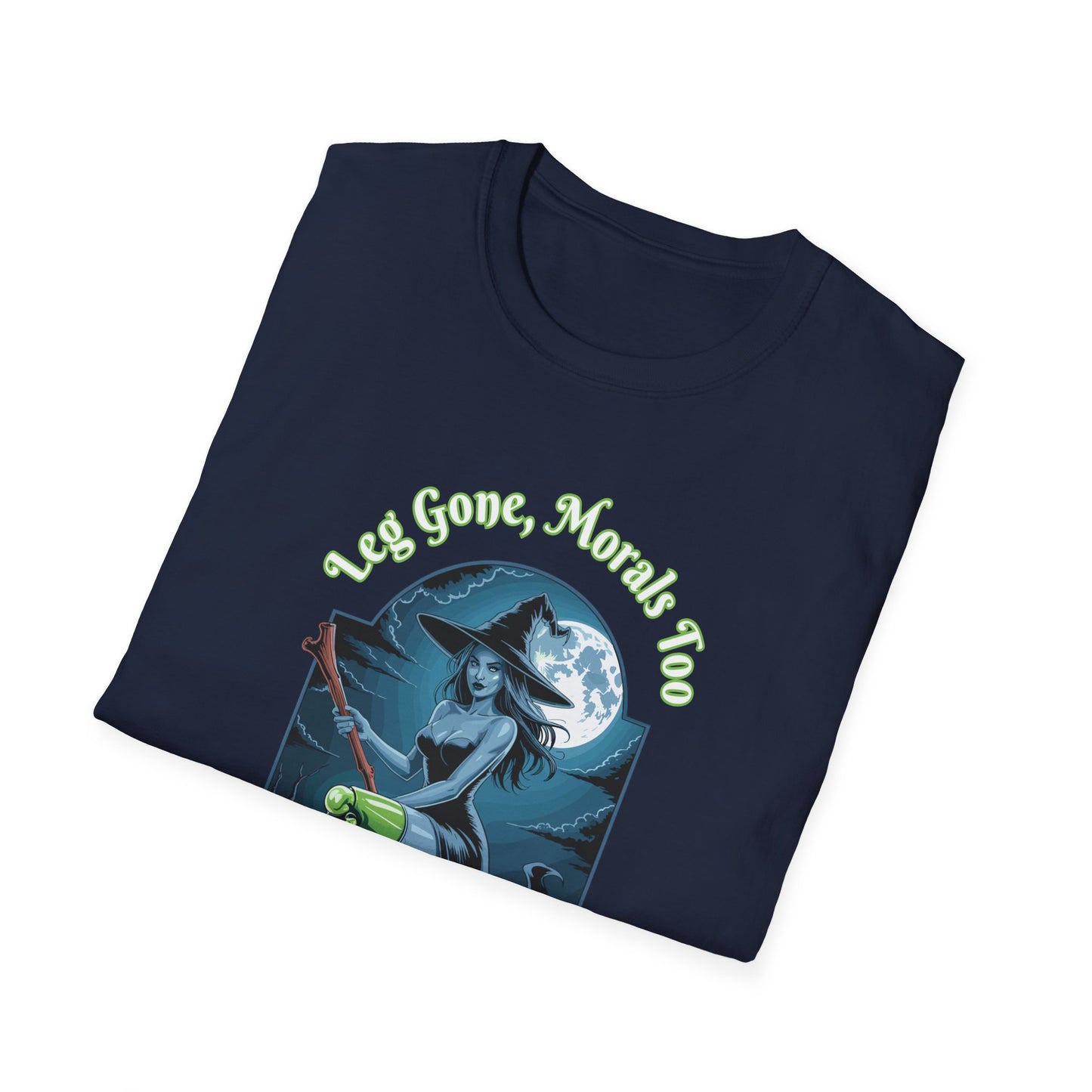 Amputee Humor, Limb Loss Awareness Tee,   Leg Gone Morals Too V1