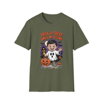 Amputee Humor, Limb Loss Awareness Tee,   Trick Or Treat Smell My Stump V3