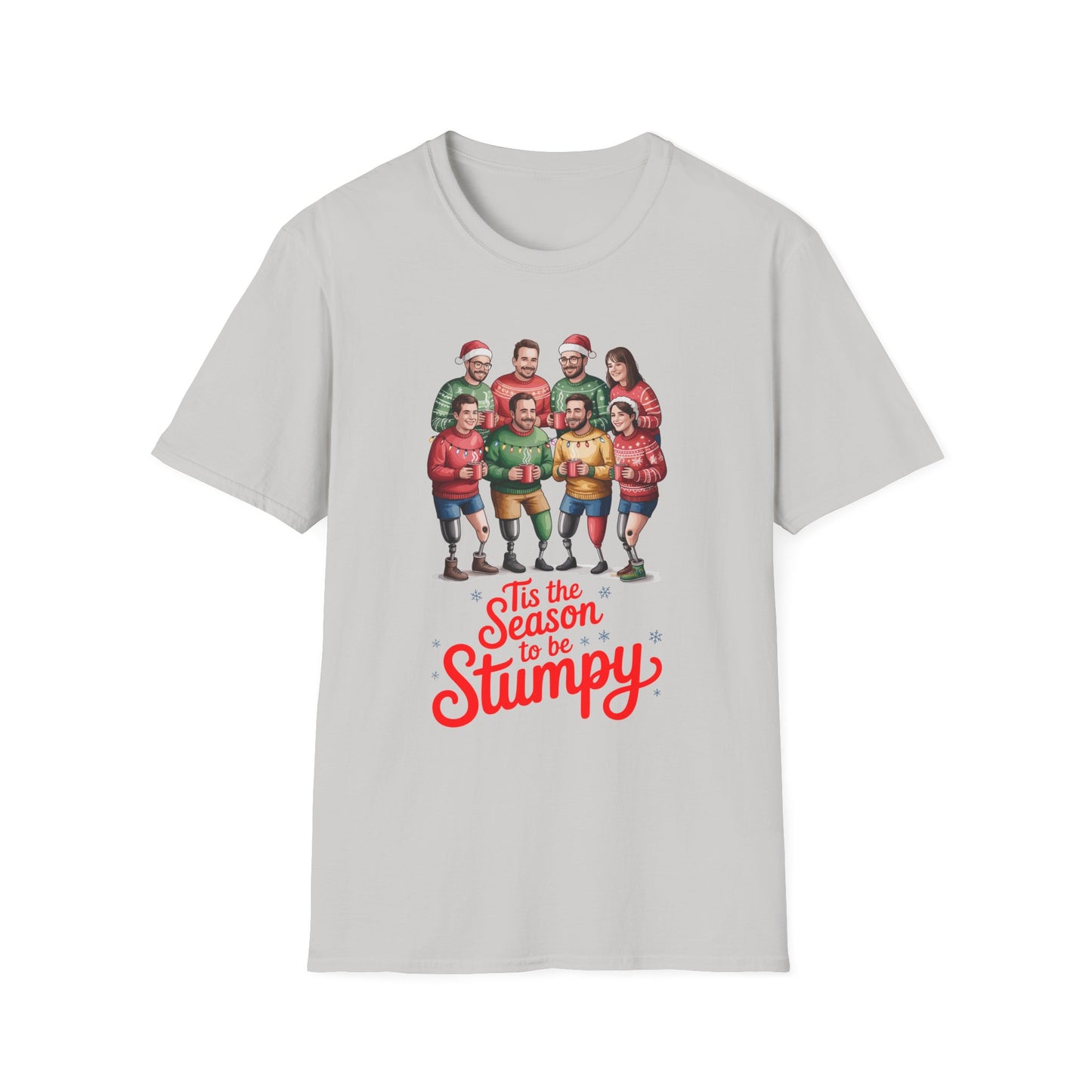 Amputee Humor, Limb Loss Awareness Tee,   Tis The Season To Be Stumpy V1