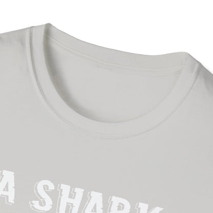 Amputee Humor, Limb Loss Awareness Tee,   Shark Week V2 Blk Shrt Print Wm