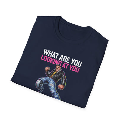 Amputee Humor, Limb Loss Awareness Tee,   What Are You Looking 2 Legged V1b Print