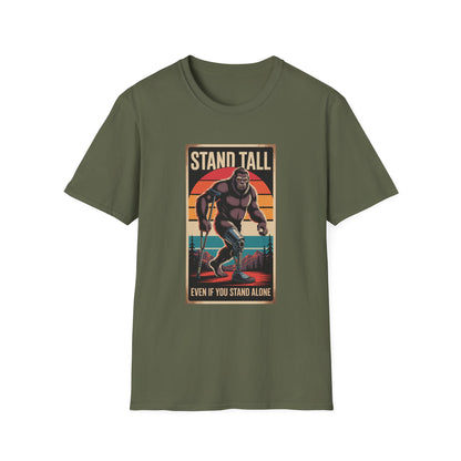 Amputee Humor, Limb Loss Awareness Tee,   Bigfoot Stand Tall V2