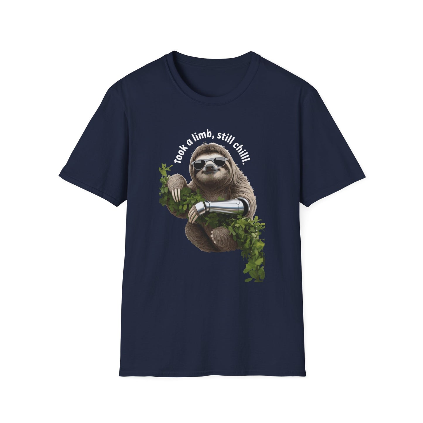 Amputee Humor, Limb Loss Awareness Tee,   Sloath Tee V4b