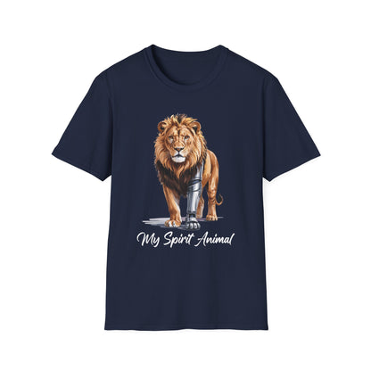 Amputee Humor, Limb Loss Awareness Tee,   Lion Tee B