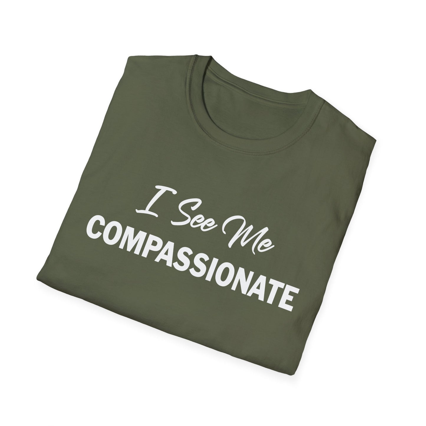 Amputee Humor, Limb Loss Awareness Tee,   I See Me Compassionate V1 Blk Print