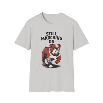 Amputee Humor, Limb Loss Awareness Tee,   Still Marching On V2b