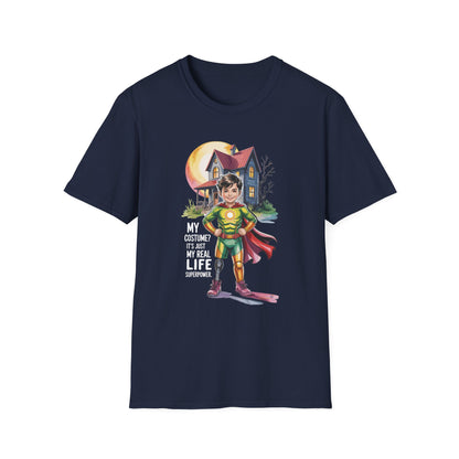 Amputee Humor, Limb Loss Awareness Tee,   My Costume Is My Superpower V3b