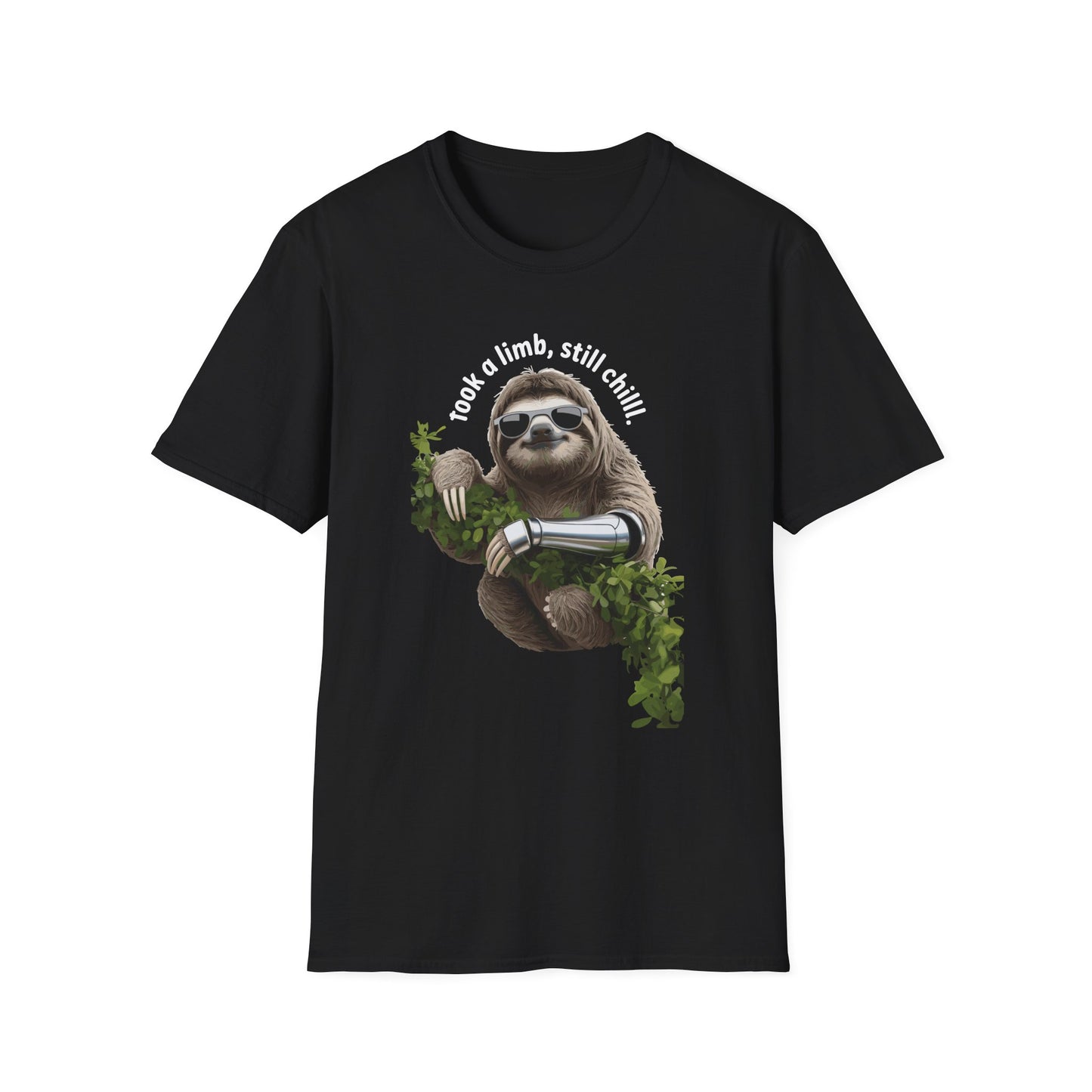Amputee Humor, Limb Loss Awareness Tee,   Sloath Tee V4b
