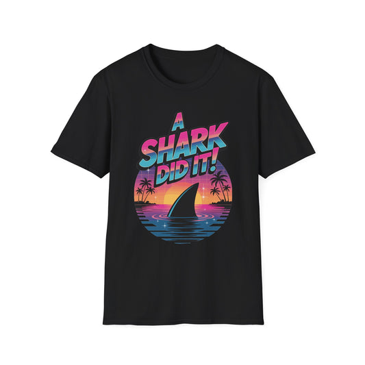 Amputee Humor, Limb Loss Awareness Tee,   A Shark Did It V4