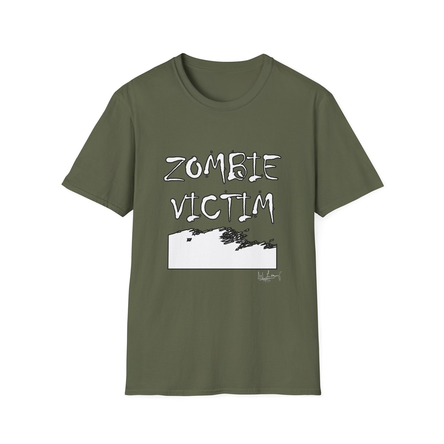 Amputee Humor, Limb Loss Awareness Tee,   Zombie Victim V2 Tshirt