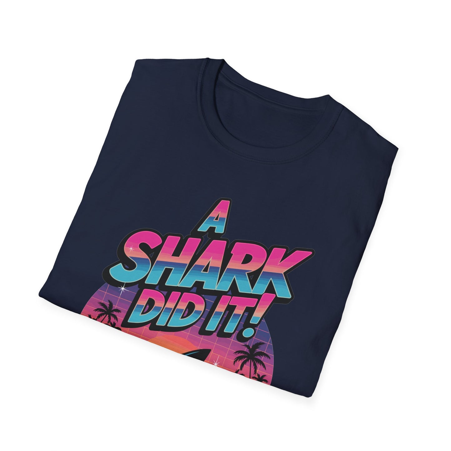 Amputee Humor, Limb Loss Awareness Tee,   A Shark Did It V4
